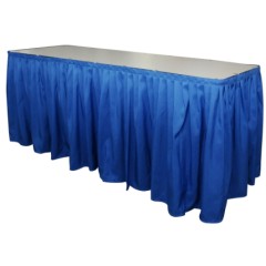GB TS - Table Skirting for Banquet Table (with Velcro & Clip)